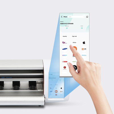 Tagliatrice mobile della protezione di vetro dello schermo temperato portatile con Wifi A148