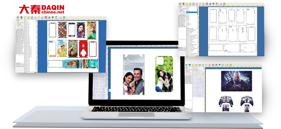 Faccia la tagliatrice su misura di Daqin degli autoadesivi dell'immagine per il telefono o il computer portatile