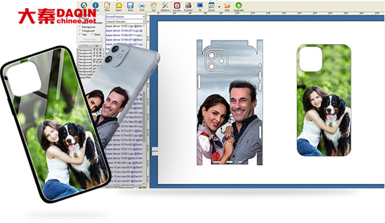 Software per stampanti con taglierina mobile per adesivi a colori A3 A4