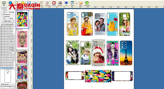 Daqin DIY Mobile Skin Cutter Template Software Aggiornamento gratuito