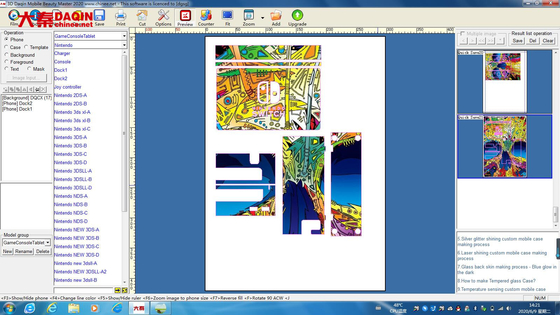 Daqin Skin Sticker Cover Stampante per etichette in vinile fustellato e taglierina per notebook