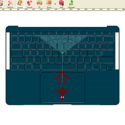 Pelle completa personalizzata per laptop per la produzione di software per taglierine grafiche in vinile a macchina