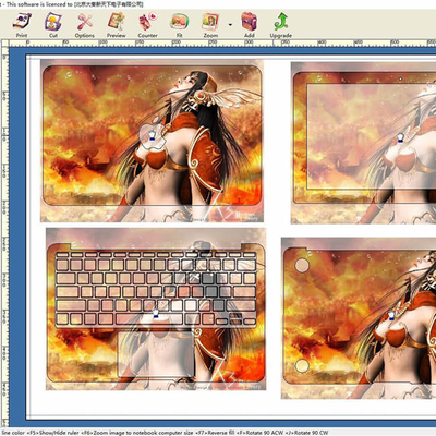 Progetti la pelle del computer portatile dell'OEM che fa macchina, macchina della pressa di calore della pelle del computer portatile