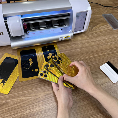 Auto Contour Daqin Vinyl Die Cut Sticker Machine Custom Front Back Film Per Telefono / Fotocamera / Tablet