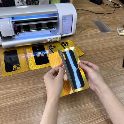 Autoadesivo professionale dell'oro del telefono cellulare che fa macchina per l'affare dell'autoadesivo