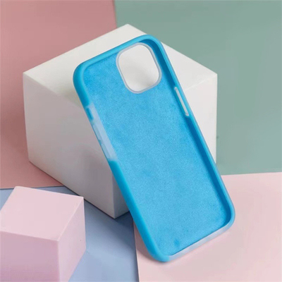 Copertura posteriore Jelly Liquid Silicone Case del telefono cellulare antiurto mobile per Iphone PRO max 14/14PRO/14/13/13PRO