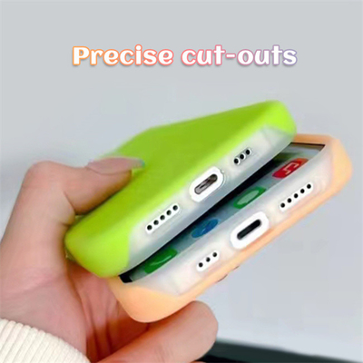 Custodia in silicone per cellulare liquido Jelly skin friendly con morbida fodera in microfibra per Iphone 15 Pro