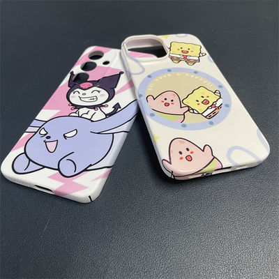 Controllo tattile a LED Mini cassa per cellulari Stampa elettronica per cellulari Stampa per trasferimento di calore con stampa UV personalizzata Per iPhone, Samsung, Huawei