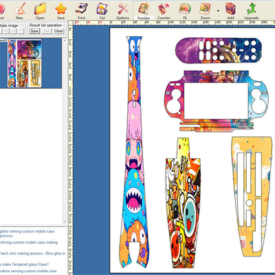 Daqin Laptop Skin Making Machine e Laptop Skin Design Software Cutting Machine per le pelli di laptop personalizzate