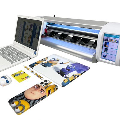 Macchina per la produzione di adesivi per computer portatile personalizzata Macchina per la stampa e il taglio della pelle per computer portatile con software