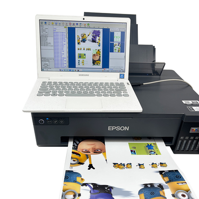 Macchina per la produzione di adesivi per computer portatile personalizzata Macchina per la stampa e il taglio della pelle per computer portatile con software