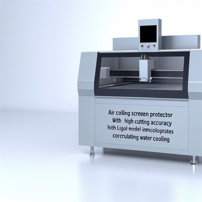 Macchina per il taglio laser di protezioni schermo con raffreddamento ad aria, alta precisione di taglio e raffreddamento ad acqua circolante
