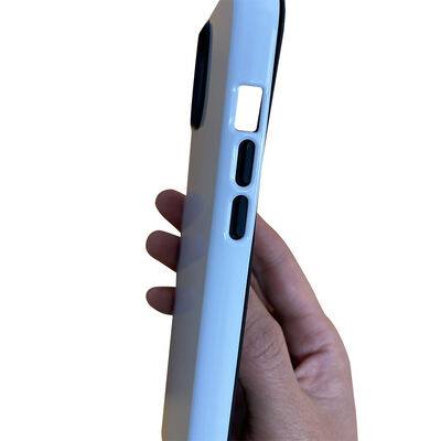 Macchina per stampa a sublimazione 3D ideale per la produzione di custodie per telefoni personalizzate con superficie bianca brillante per sublimazione