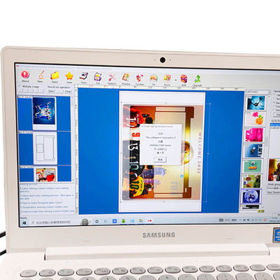 Pelle adesiva per laptop stampata in PVC che fa il creatore di adesivi fustellati per tutto il corpo a macchina