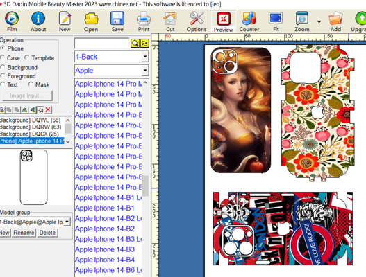 Daqin Laptop / Video Giochi Pc Beauty Software Adesivi personalizzati