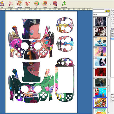 Macchina per la realizzazione di skin per laptop con modelli e senza limiti di taglio, supporta design creativi per skin per laptop