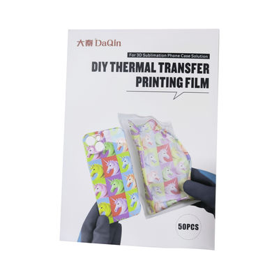 Film per trasferimento termico a sublimazione 3D A5, confezione da 50, film stampabile con macchina a vuoto 3D