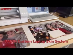 pelle su ordinazione del computer portatile dell'autoadesivo di 3D Daqin che fa macchina